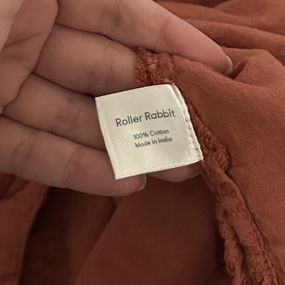 Roller Rabbit Eyelet Blouse Top in Terra - Picture 12 of 14